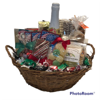 Holiday Mt. Saint Helens Gift Basket with Sparkling Cider