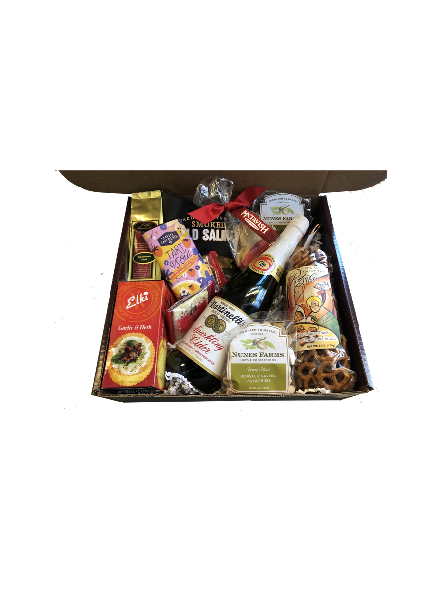 Holiday Columbia Gift Box with Sparkling Cider